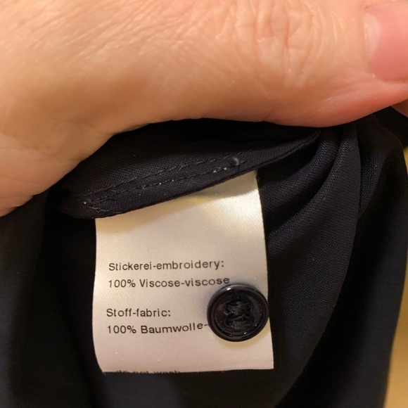 Akris sheer top with embroidered front and adjustable camisole 🔴 - Picture 13 of 16